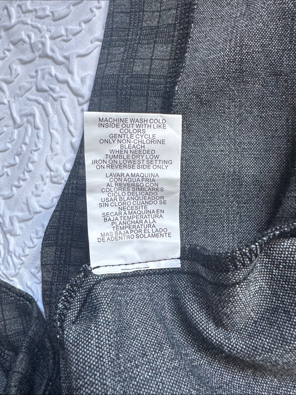 Jolt Charcoal Plaid Overall Dress - Picture 11 of 11